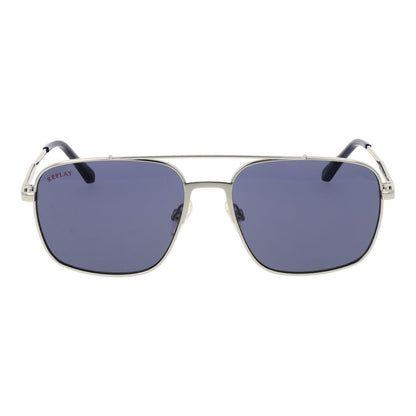 Replay Silver Metal Sunglasses