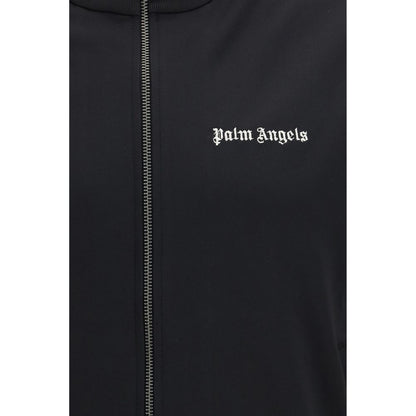 Palm Angels Black Polyester Shell Jacket