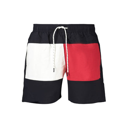 Tommy Hilfiger Blue Polyester Men's Swimwear