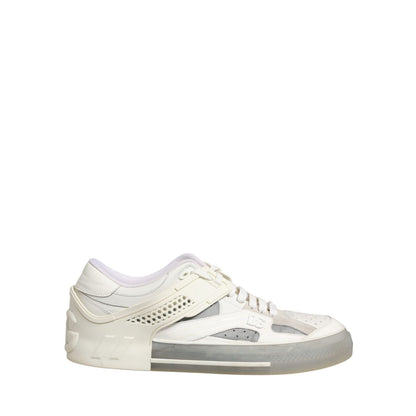 Dolce & Gabbana White Low Top Custom 2.Zero Sneakers Shoes