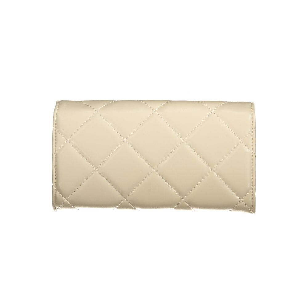 Mario Valentino Beige Polyurethane Women's Wallet