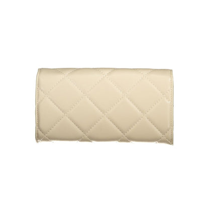 Mario Valentino Beige Polyurethane Women's Wallet