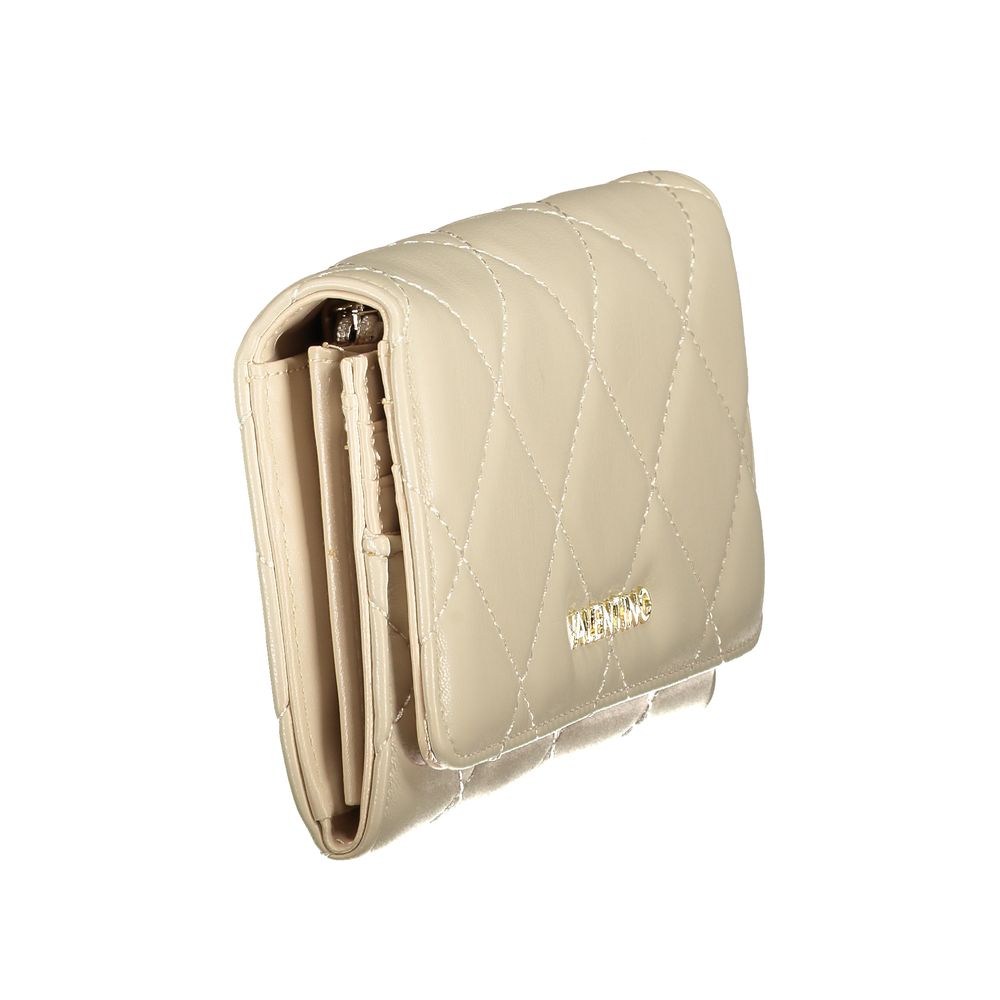 Mario Valentino Beige Polyurethane Women's Wallet
