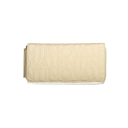 Mario Valentino Beige Polyurethane Women's Wallet