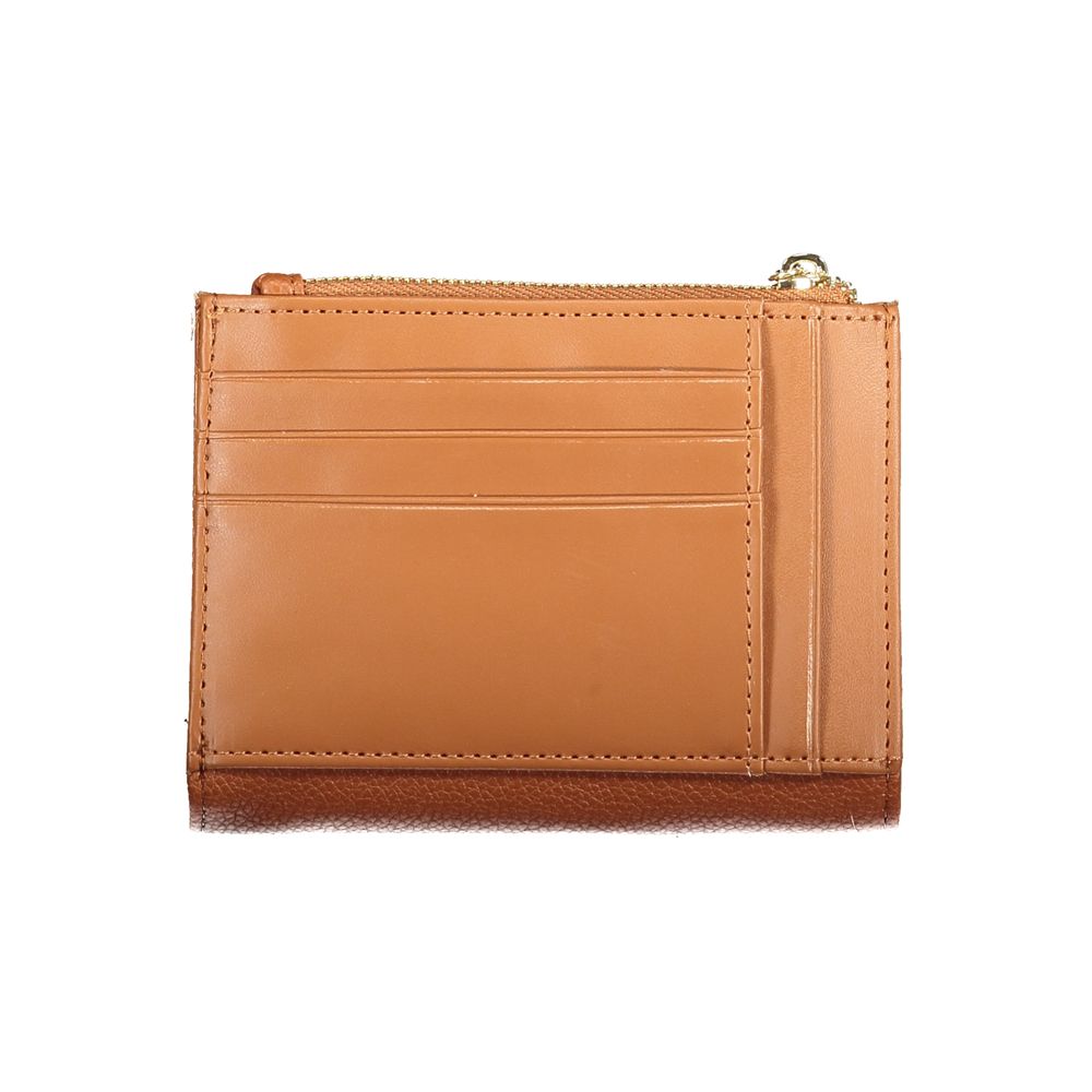 Valentino Brown Polyethylene Wallet