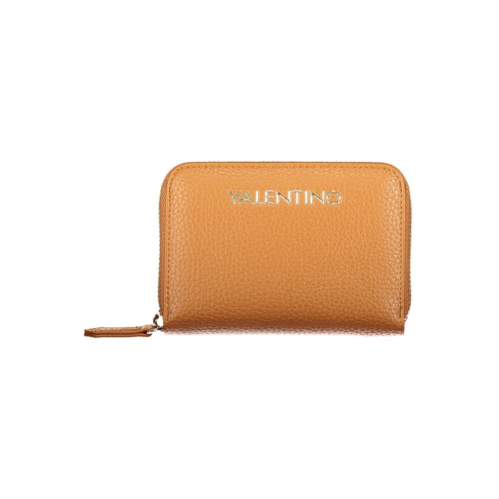 Valentino Brown Polyethylene Wallet