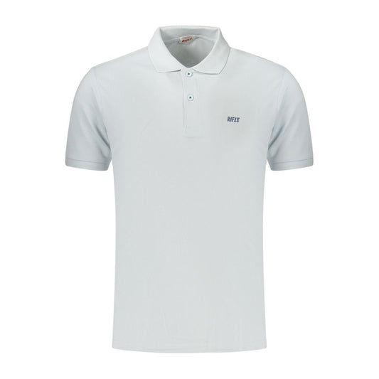 Rifle Azzurro Cotton Mens Polo
