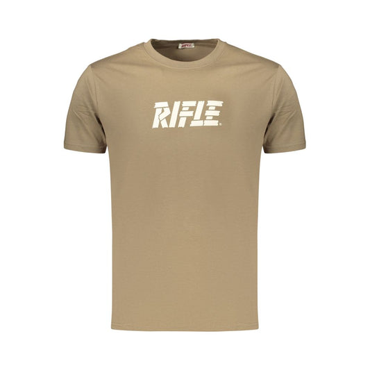 Rifle Brown Cotton Mens T-Shirt