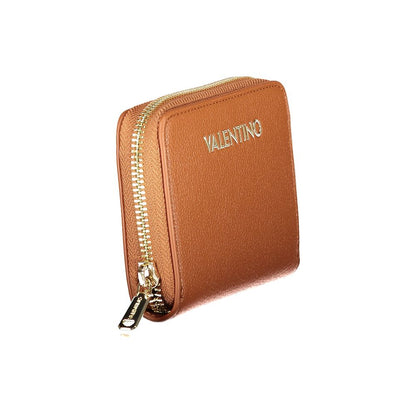Mario Valentino Brown Polyurethane Womens Wallet