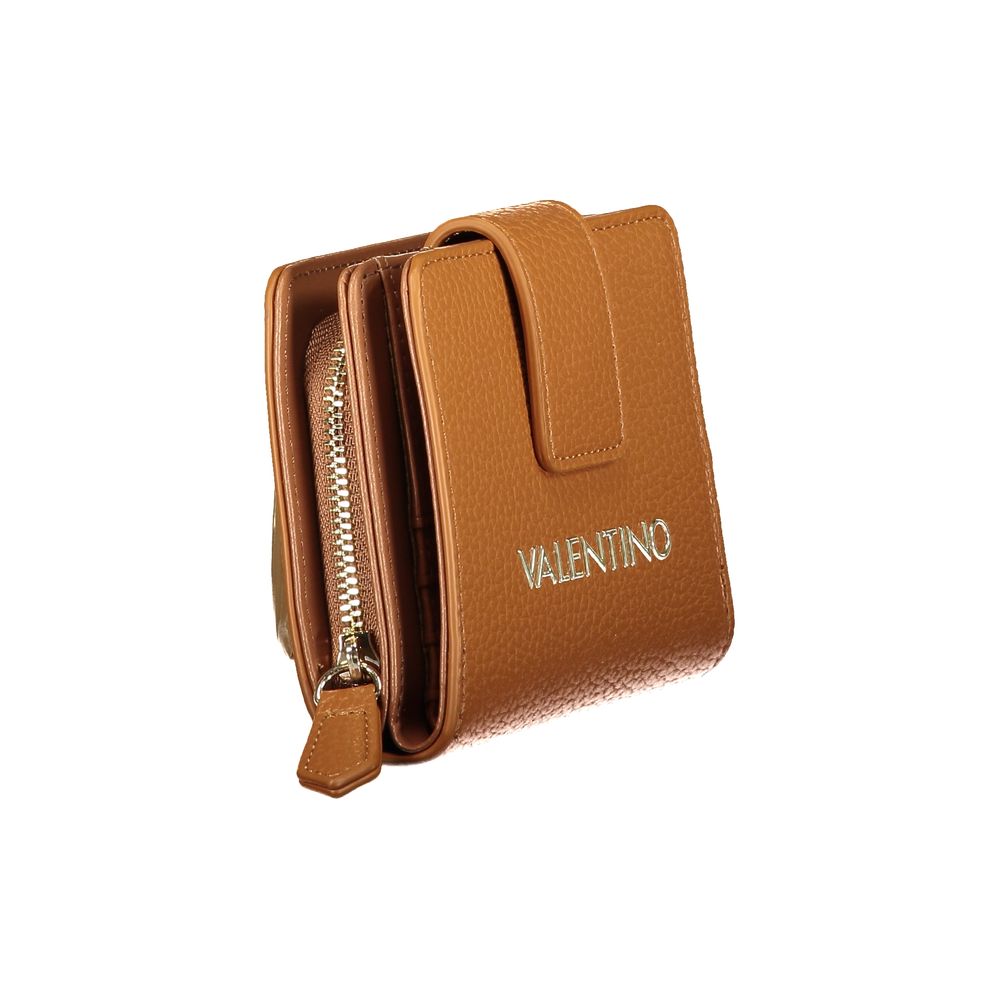 Valentino Brown Polyurethane Women's Wallet