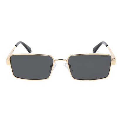Polaroid Gold Metal Sunglasses