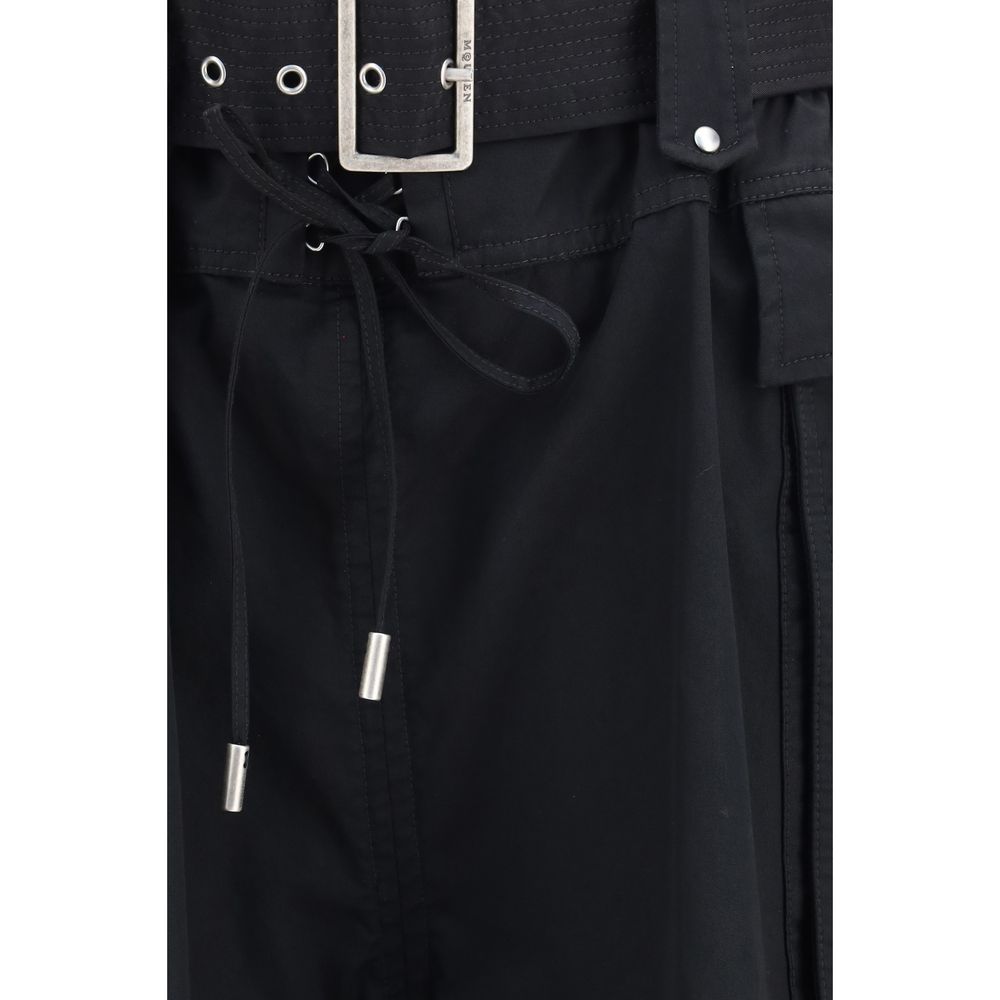 Alexander McQueen Black Cotton Bermuda Shorts