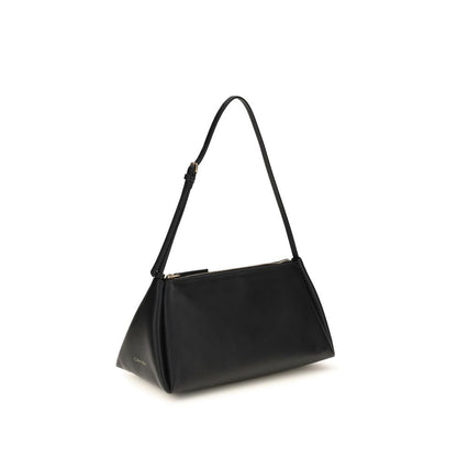 Calvin Klein Black Calf Leather Bos Taurus Handbag