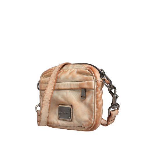 Dolce & Gabbana Beige Vintage Leather Logo Plaque Shoulder Borse Men Bag