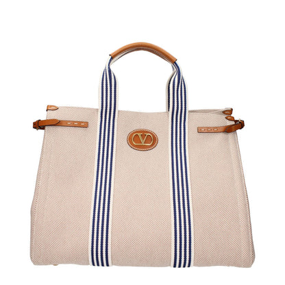 Valentino Garavani Beige Fabric Handbag