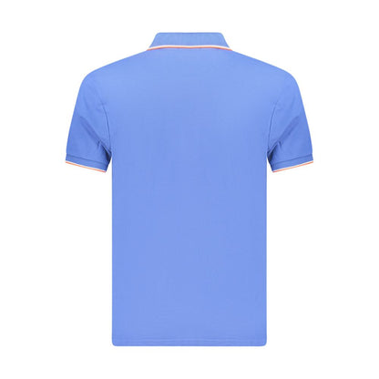 Coveri Moving Blue Cotton Men's Polo Shirt