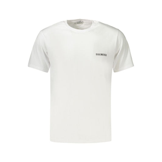 Bikkembergs White Cotton T-Shirt