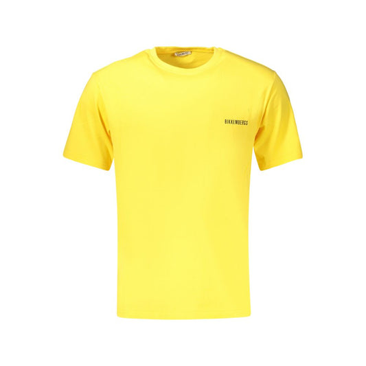 Bikkembergs Yellow Cotton T-Shirt