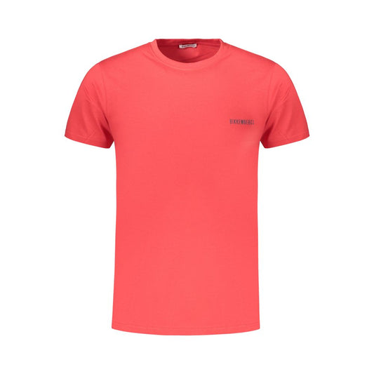 Bikkembergs Red Cotton T-Shirt