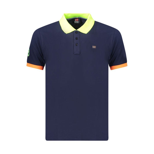Norway 1963 Blue Cotton Polo Shirt