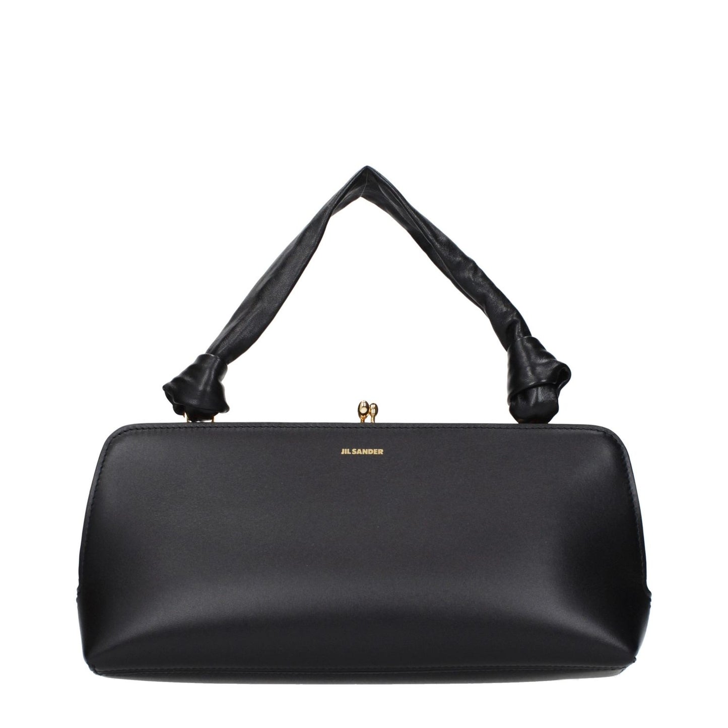 Jil Sander Black Leather Handbag