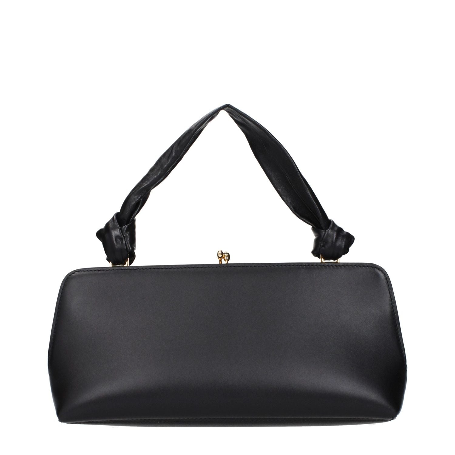 Jil Sander Black Leather Handbag
