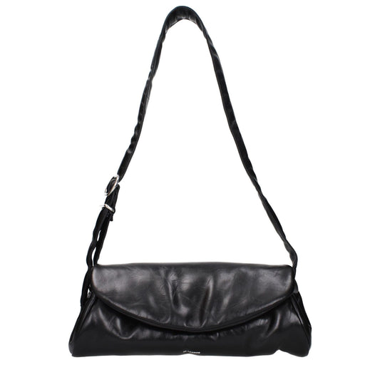 Jil Sander Black Leather Crossbody Bag
