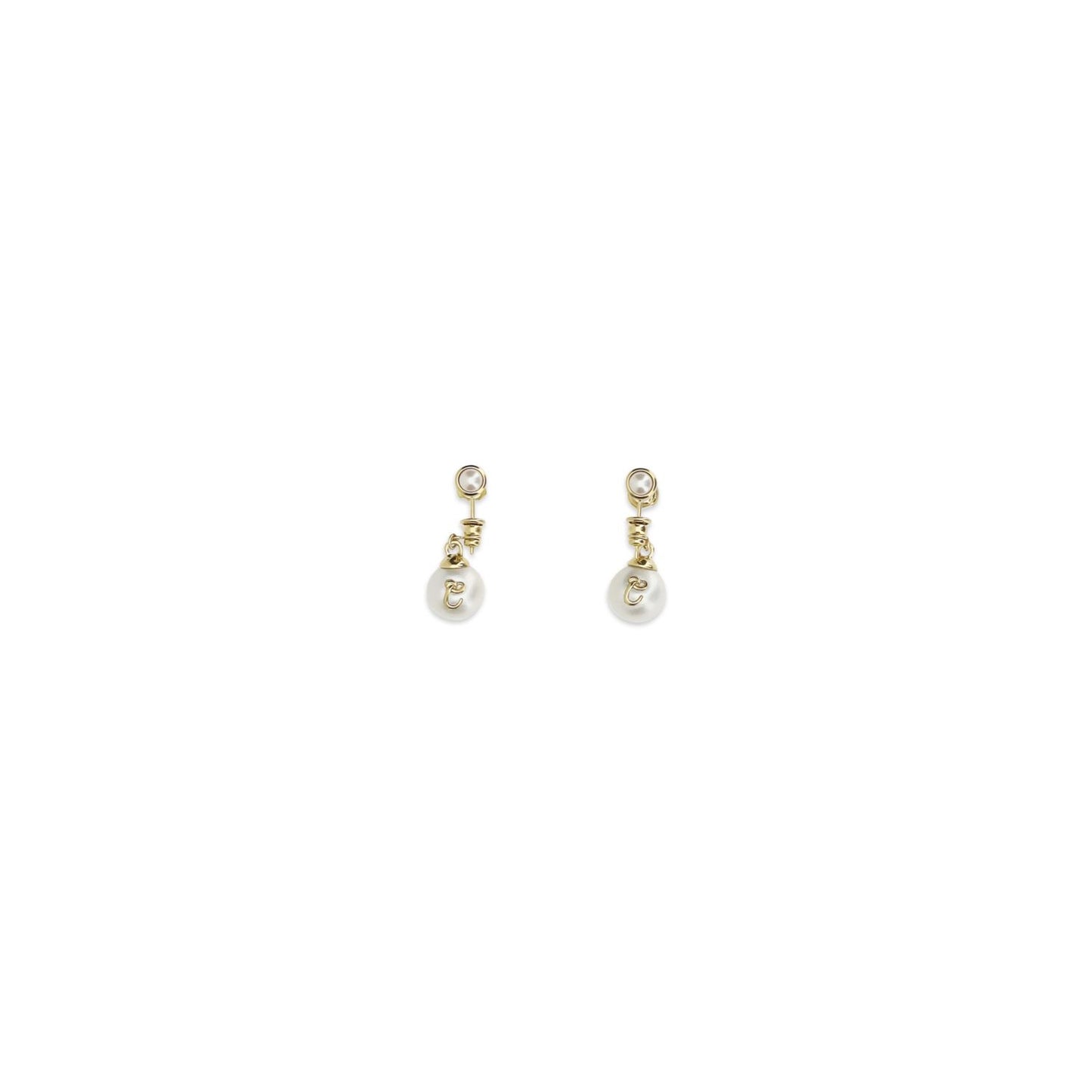 Chloé Gold Metal Earrings