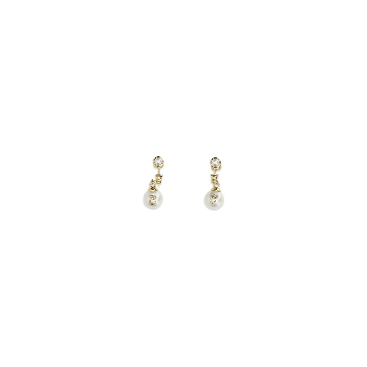 Chloé Gold Metal Earrings