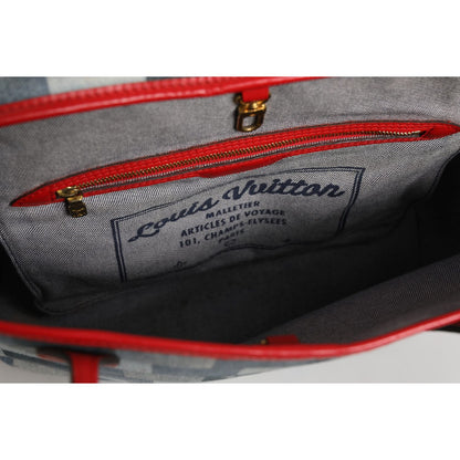 Louis Vuitton Neverfull Patchwork Monogram Denim Tote Bag