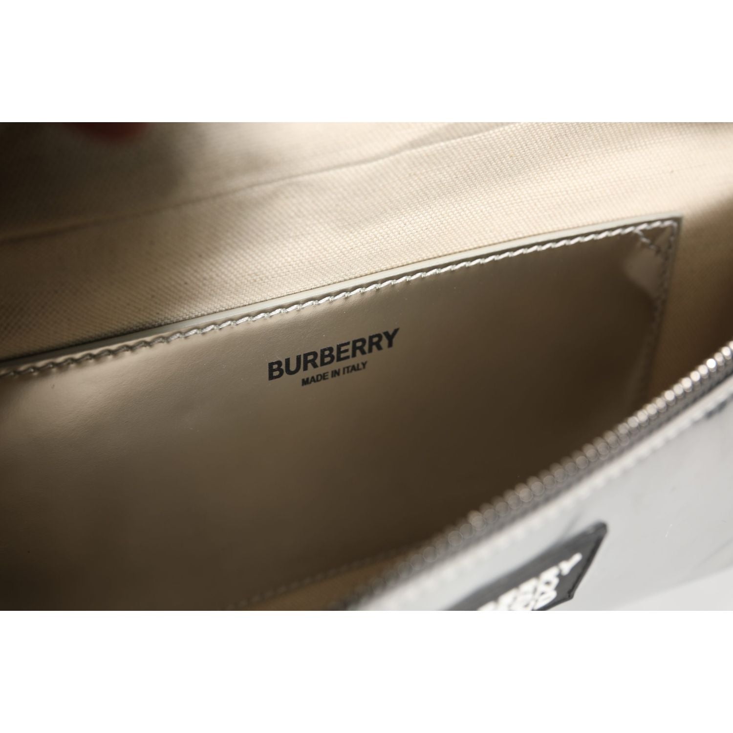 Burberry Belt bag Silver in Synthetic
