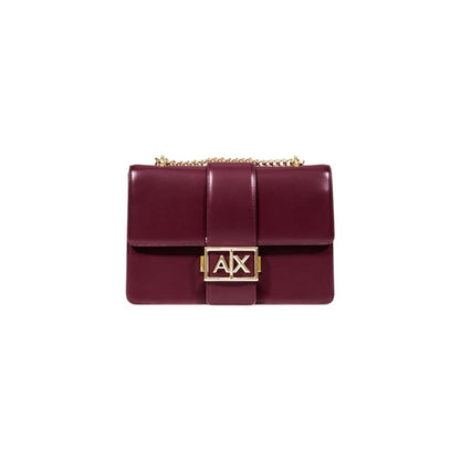 Armani Exchange Bordeaux Polyester Handbag