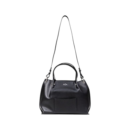 Armani Exchange Black Polyester Handbag