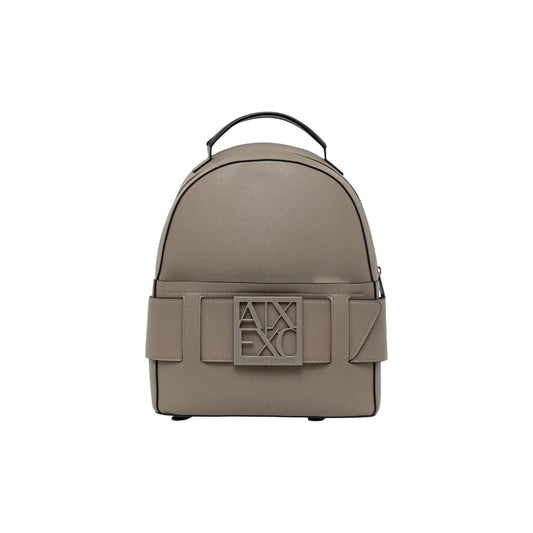 Armani Exchange Beige Polyethylene Backpack