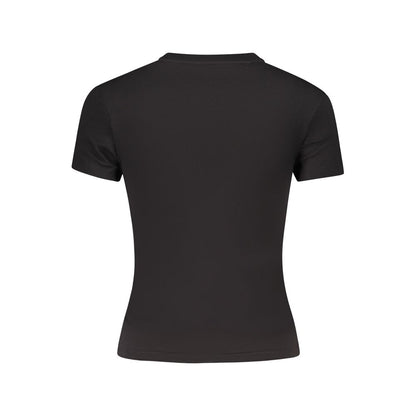 Tommy Hilfiger Black Cotton Women's T-Shirt