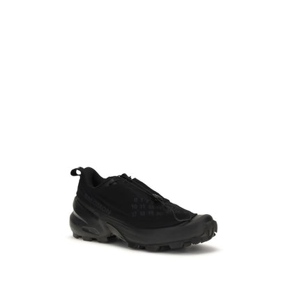 MM6 Black Polyester Athletic Sneakers