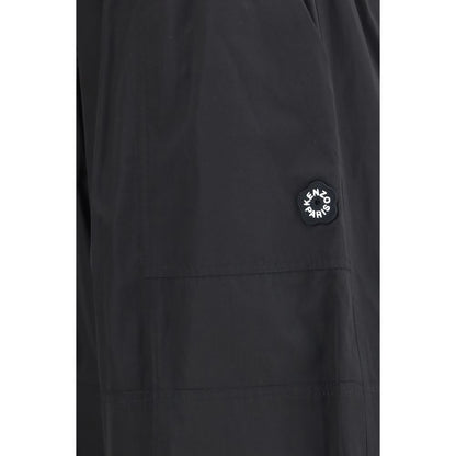Kenzo Black Polyester Casual Pants
