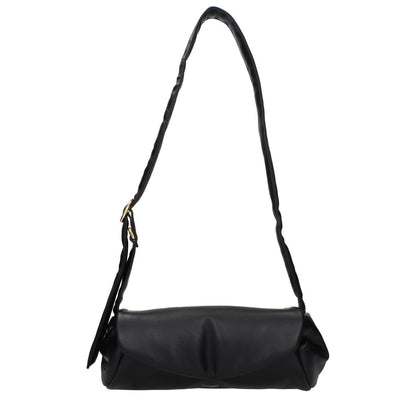 Jil Sander Black Leather Crossbody Bag