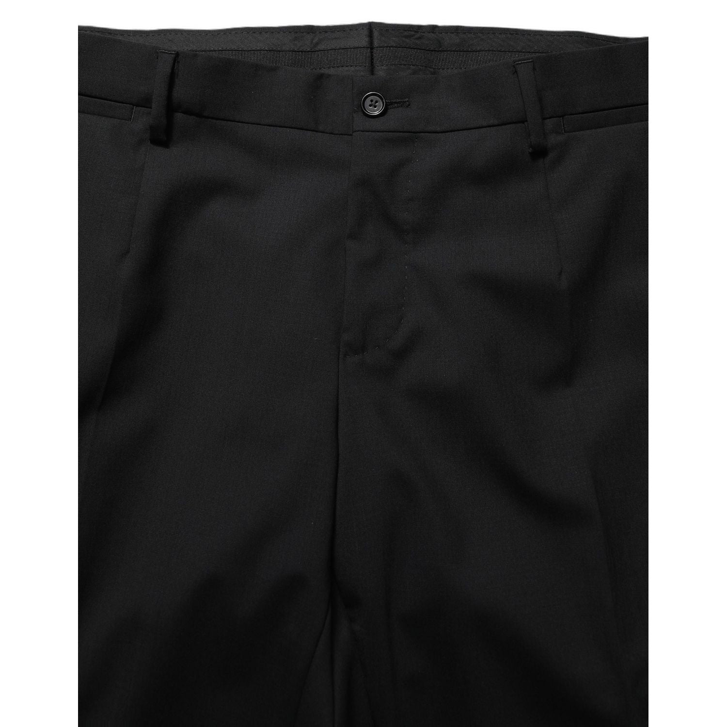 Dolce & Gabbana Black Wool Slim Fit Formal 2 Piece Men Suit