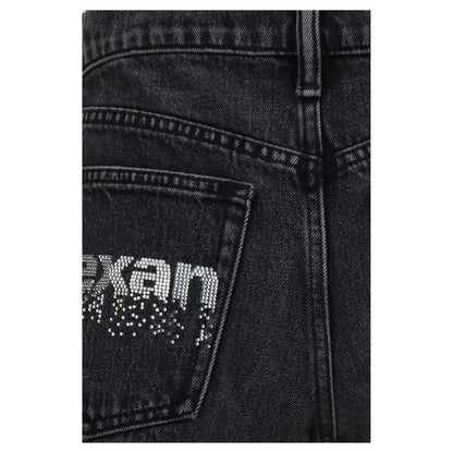 Alexander Wang Black Cotton Short And Mini Shorts