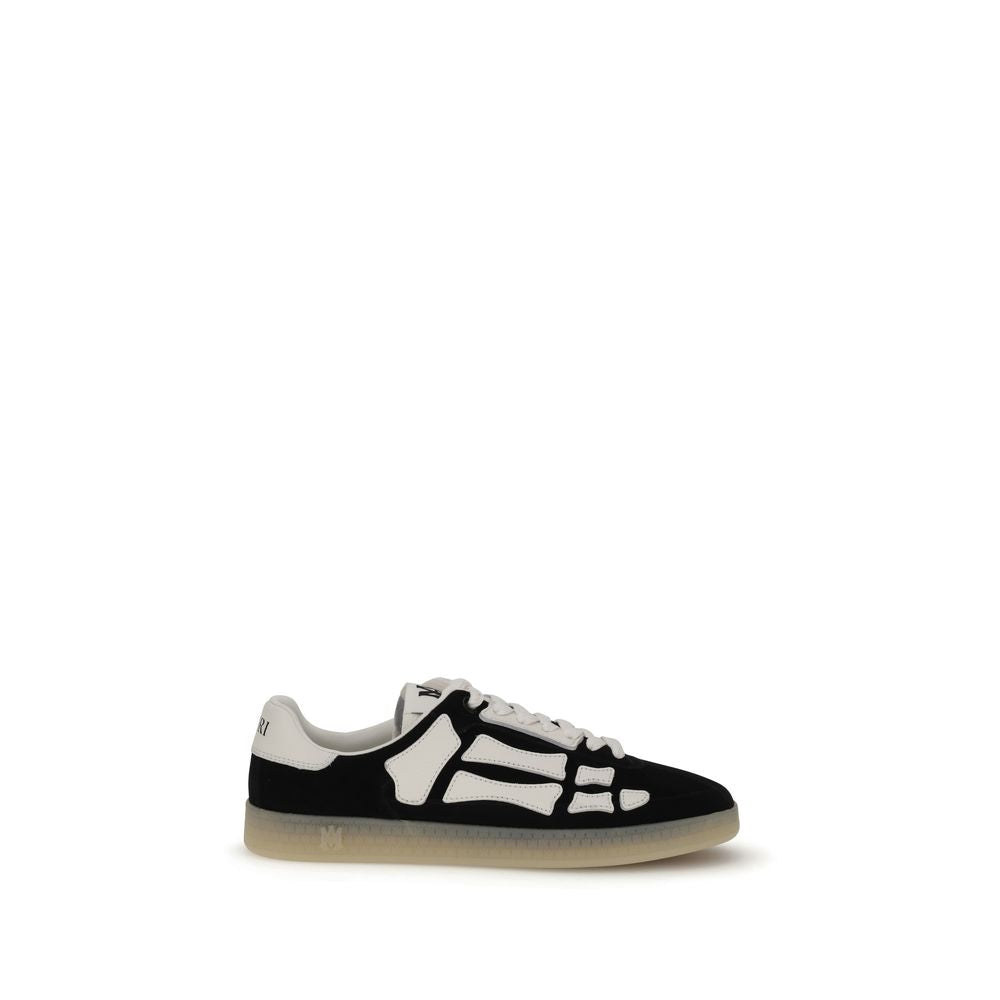 Amiri Black Calf Leather Bos Taurus Low Top Sneakers