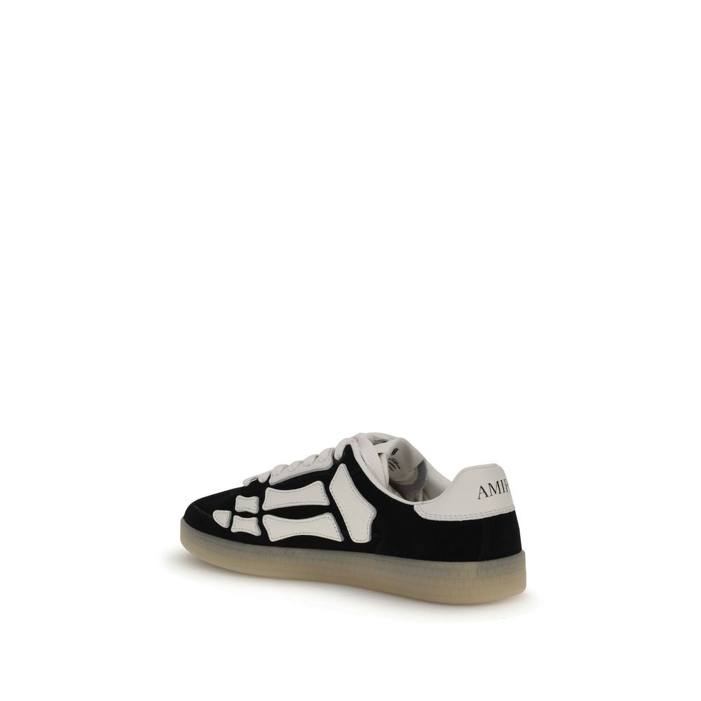 Amiri Black Calf Leather Bos Taurus Low Top Sneakers