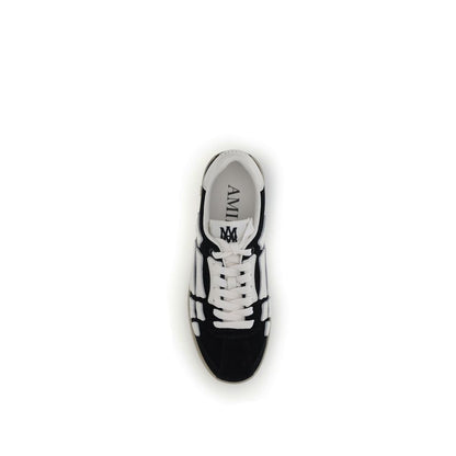 Amiri Black Calf Leather Bos Taurus Low Top Sneakers