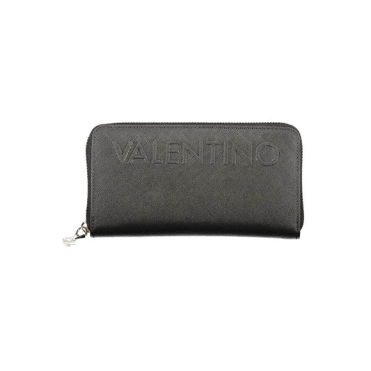 Valentino Black Polyurethane Women's Wallet