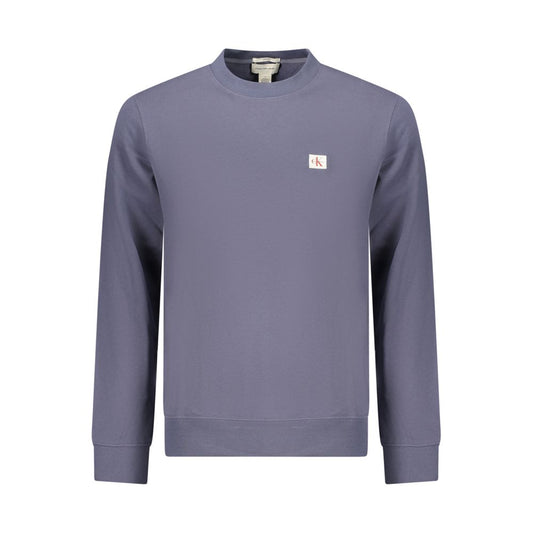Calvin Klein Blue Cotton Sweatshirt