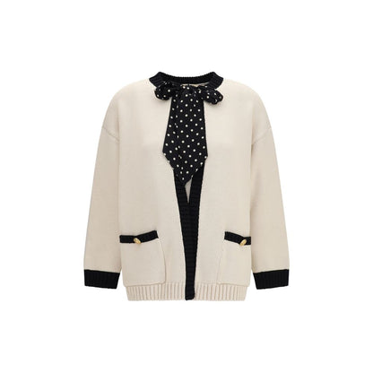 Valentino Beige Cotton Cardigan