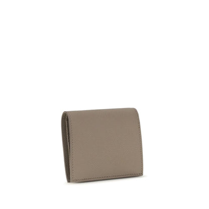 Ferragamo Beige The Gancini Wallet