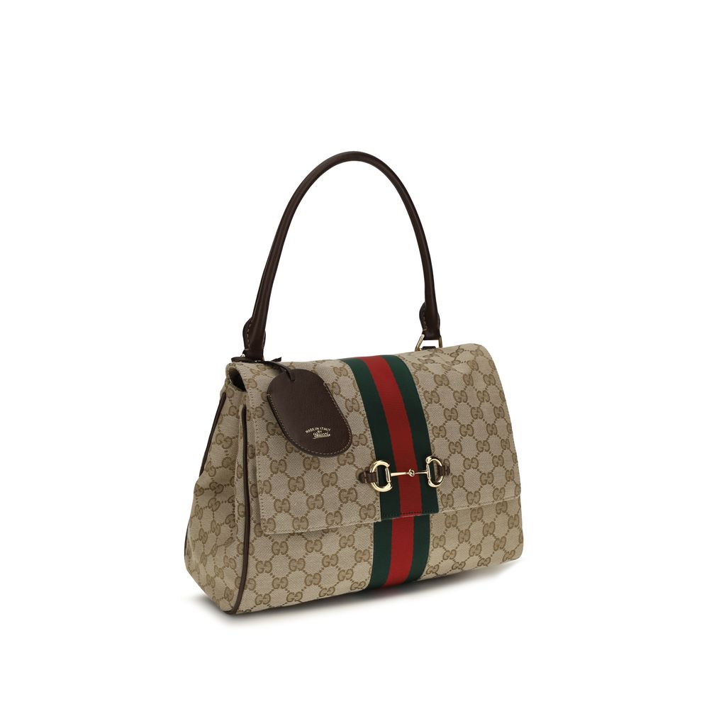 Gucci Beige Fabric Handbag