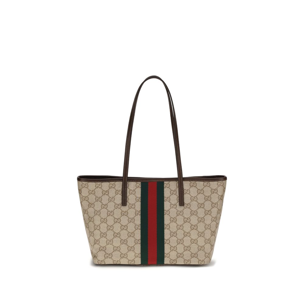Gucci Beige Cotton Shoulder Bag
