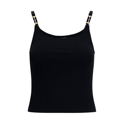 Gucci Black Viscose Sleeveles T-Shirt